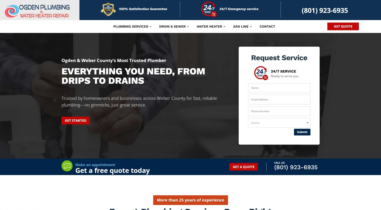 Call Ogden Plumbing